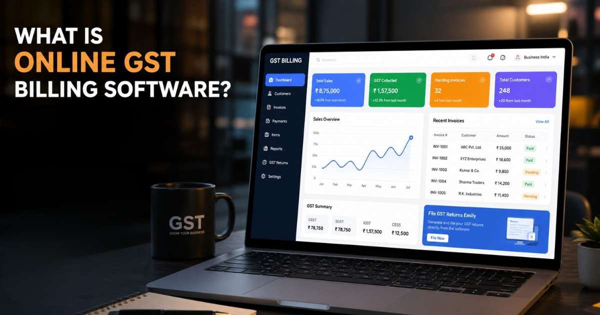 What is online GST billing software