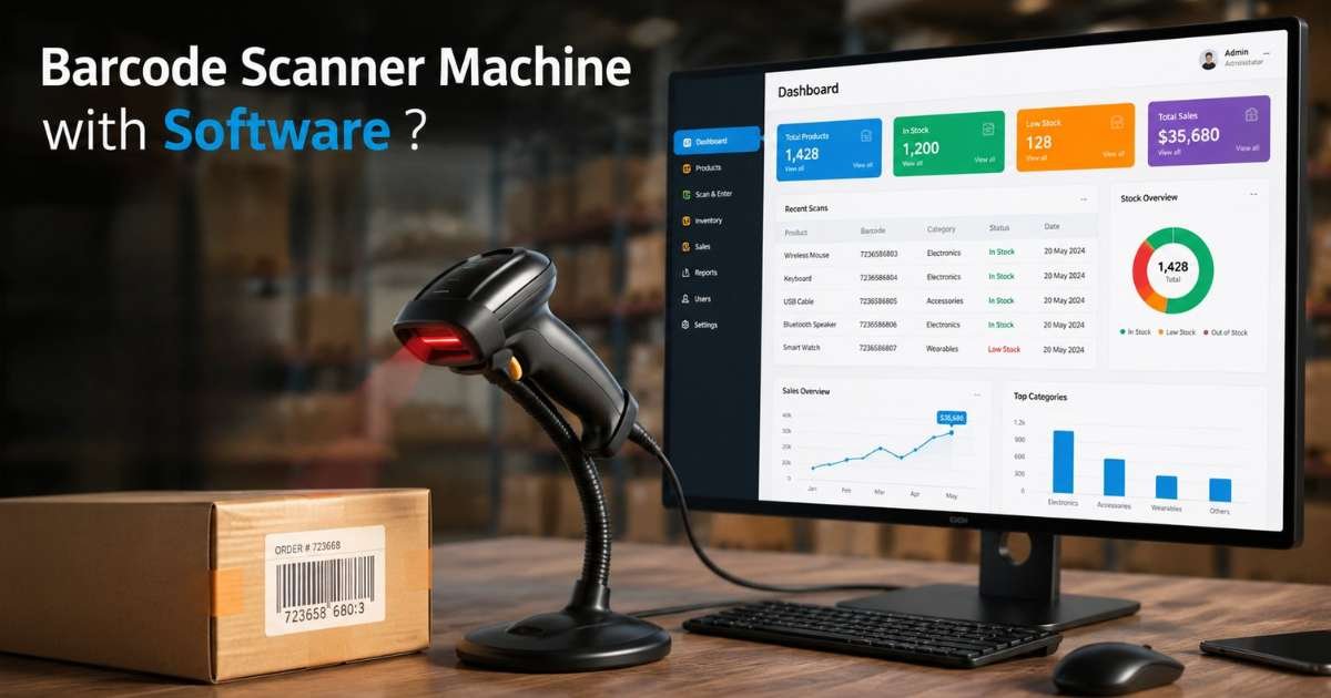 Barcode Scanner Machine with Software?
