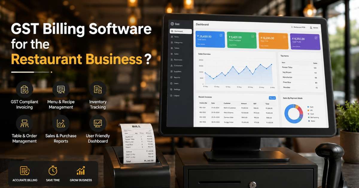GST Billing Software for the Restaurant Business?