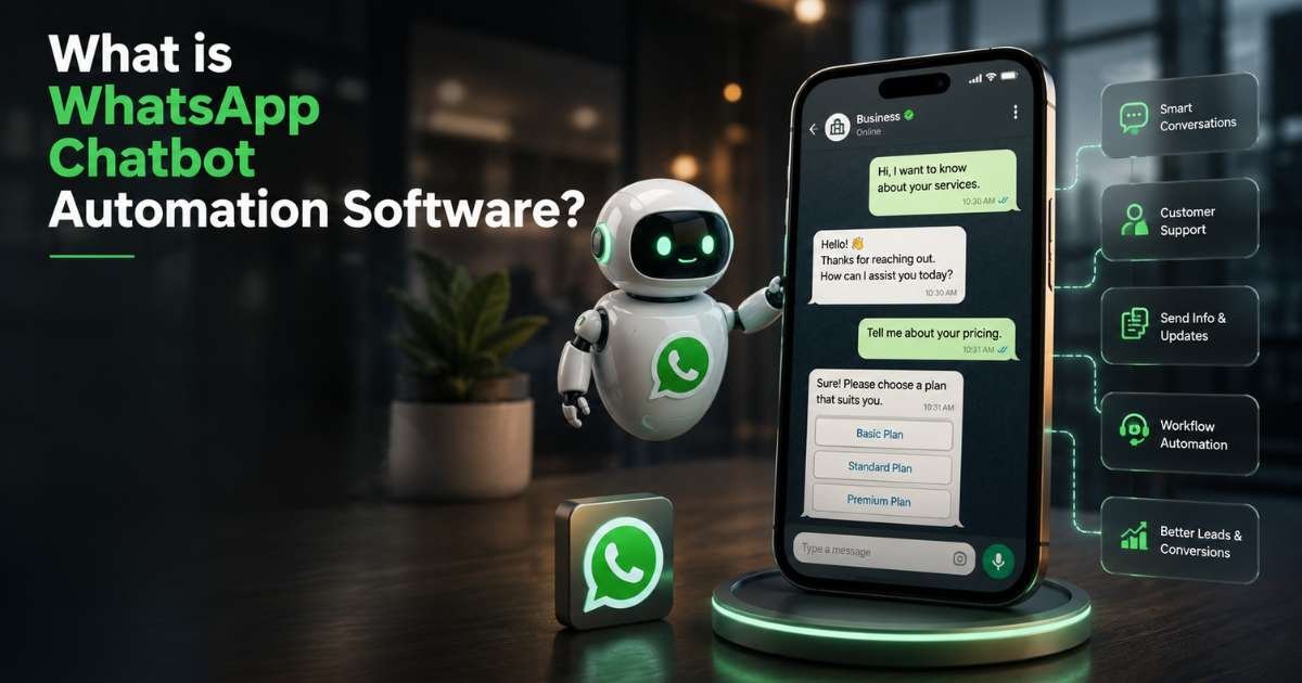 What is WhatsApp chatbot automation software?