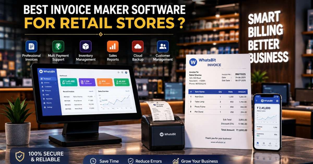 Best invoice maker software for retail stores?