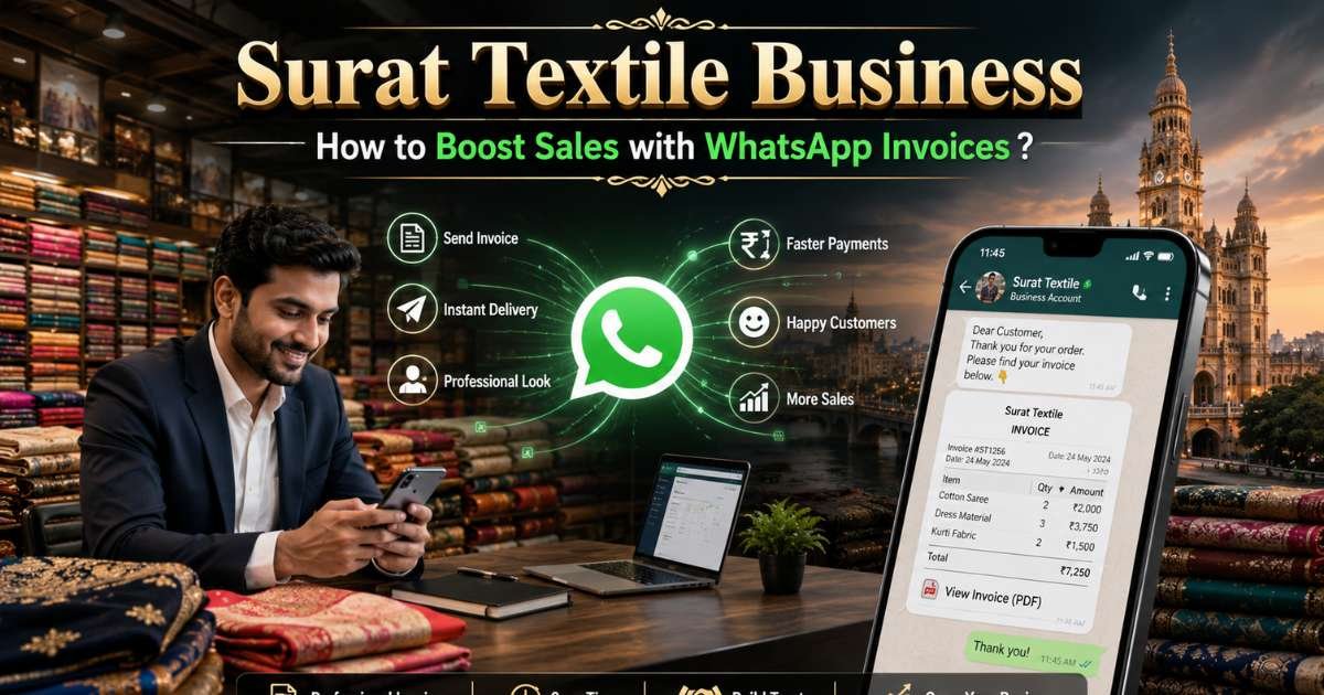 Surat Textile Business How to Boost Sales with WhatsApp Invoices
